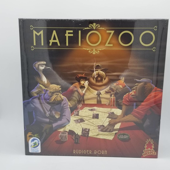 New MAFIOZOO Board Game of Placement & Influence Super Meeple Mafia Gangster - Picture 2 of 8
